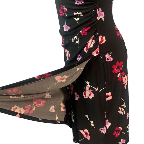 LAUREN RALPH LAUREN Floral Ruched Jersey Dress - Picture 5 of 15